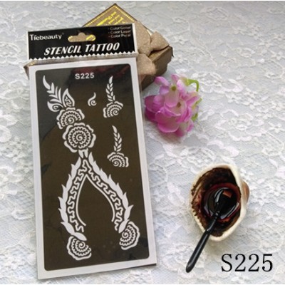 henna tattoo stencil Safe On Skin Glitter Tattoo Stencil for Body Painting