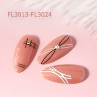 fashional design 3D nail line sticker nail art sticker