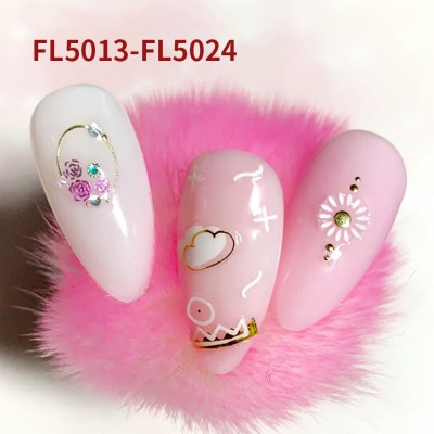 3D metallic nail art sticker nail decal GMPC factory